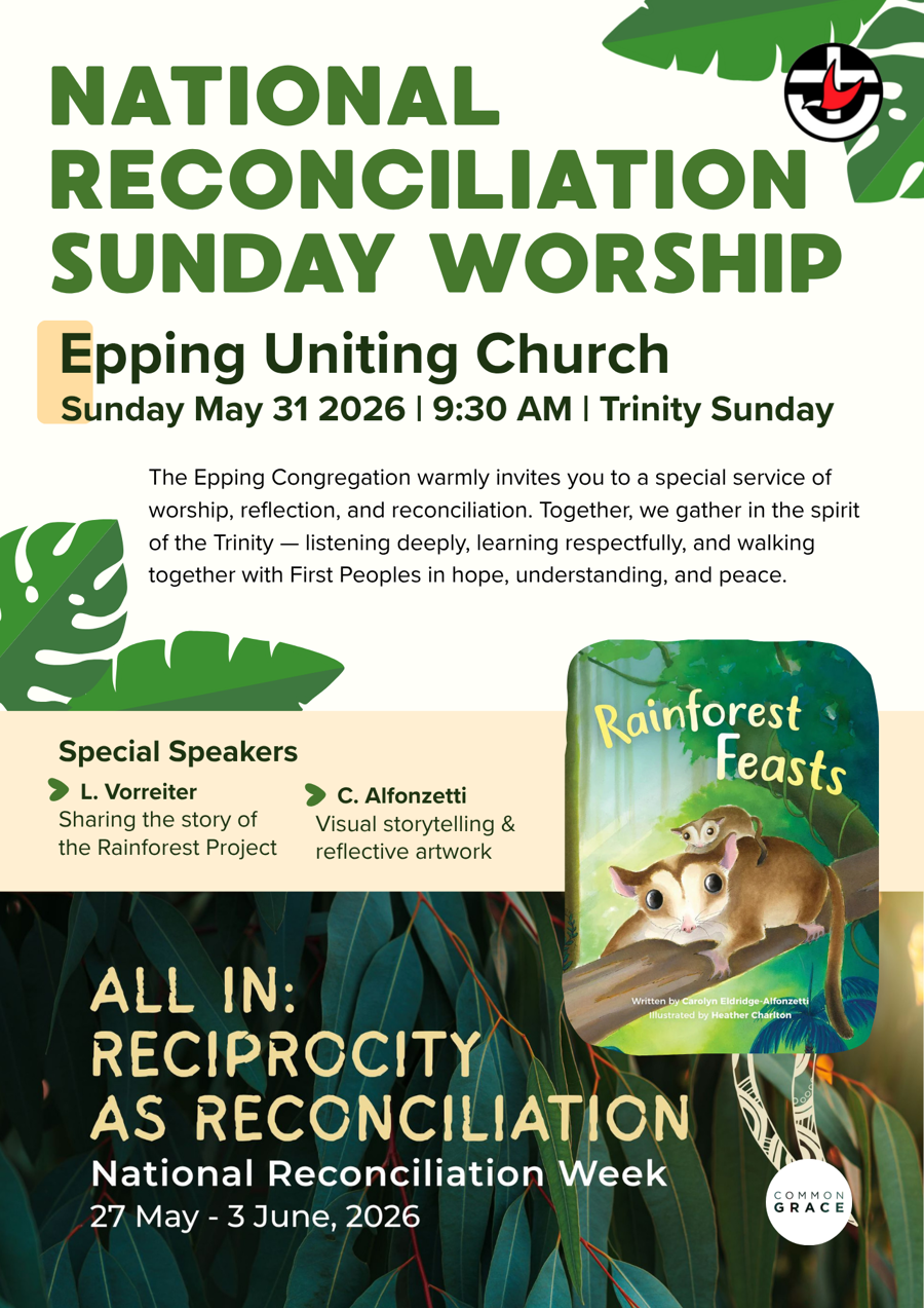 Draft Poster For National Reconciliation Sunday Worship 2
