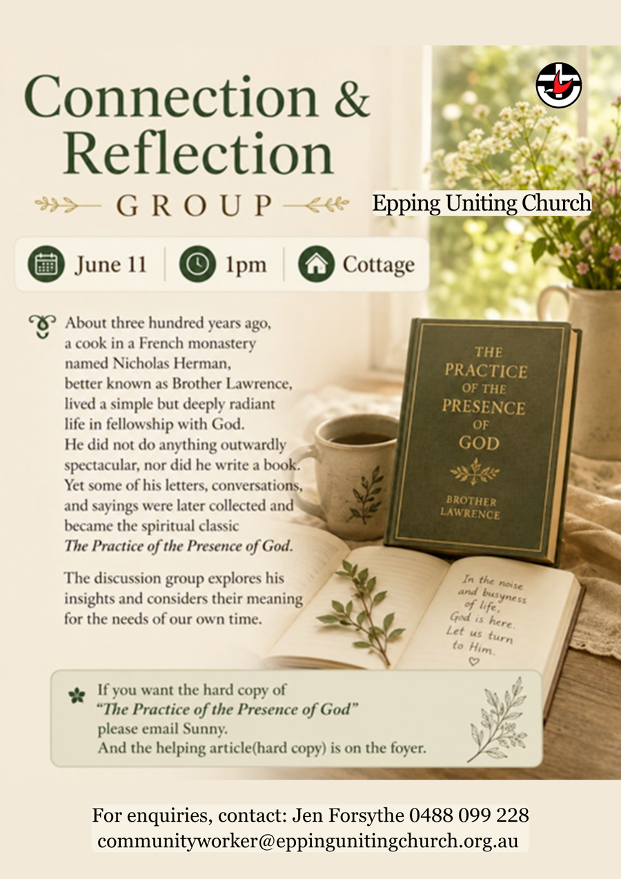 Epping Uniting Church Connection Reflection